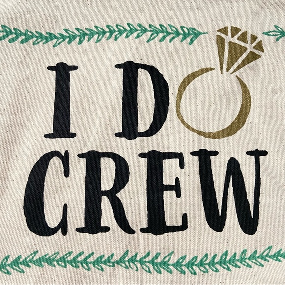 "I DO CREW" Canvas Survival Bag, Flask & Hair Ties - Picture 10 of 10